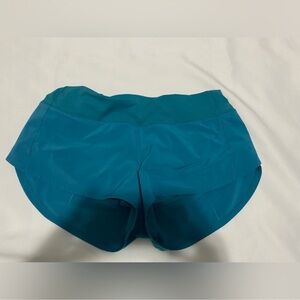 Lululemon Speed Up Shorts 2.5” Teal Size 8
